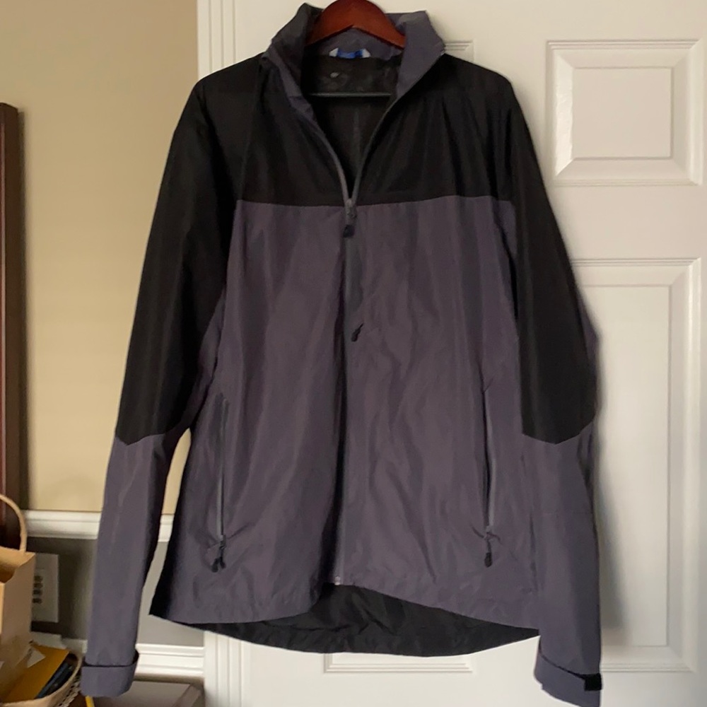 Mier XXL windbreaker w/ removable hood